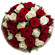 букет из красных и белых роз. Белиз